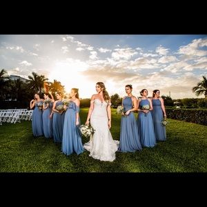 Ivory Wedding dress.
